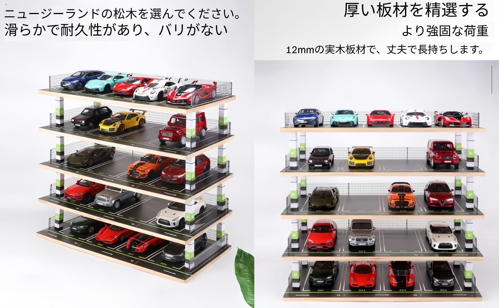 Amazon.co.jp: Klivex 1/24 ジオラマ 駐車場ディスプレイケース